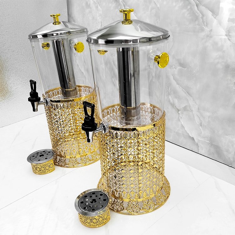 High-Borosilicate Cold Beer Tower Party Water Juice Wine Economic Stainless Steel Beverage Dispenser