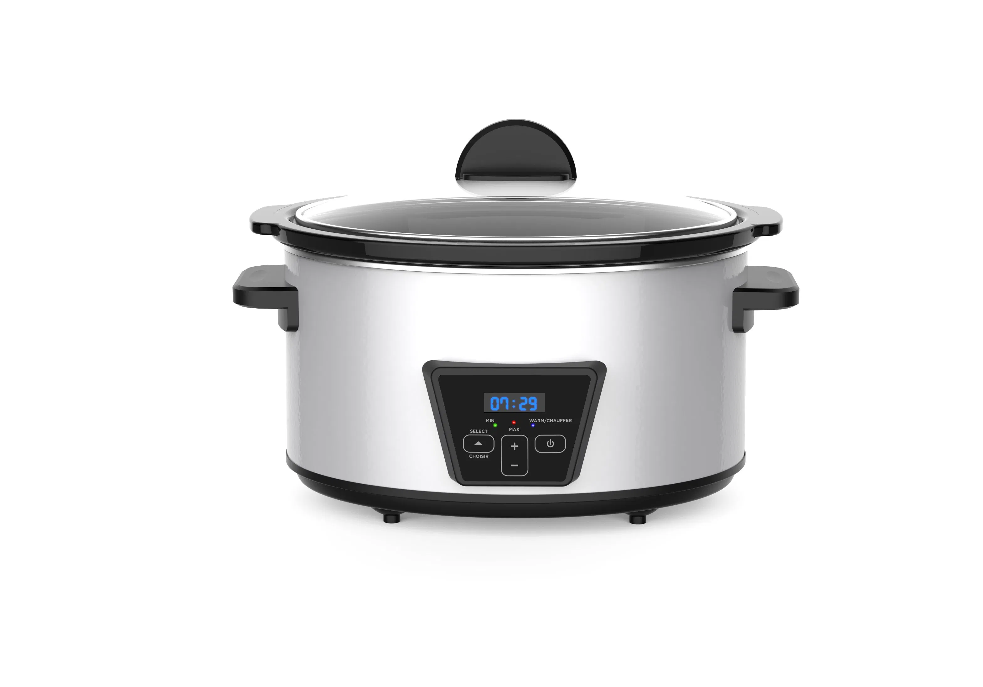Versatile 5.0qt Oval Slow Cooker for Effortless Meal Preparation