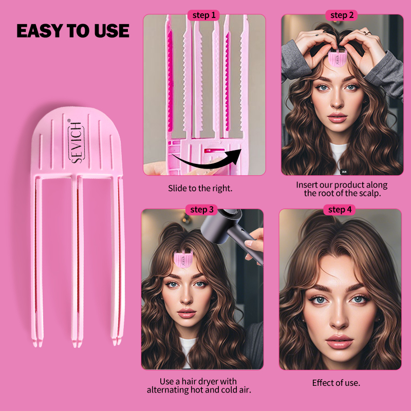 Bangs Hair Clip OEM Women Bangs Volumizing Hair Clip Fluffy Hair Styling Tools