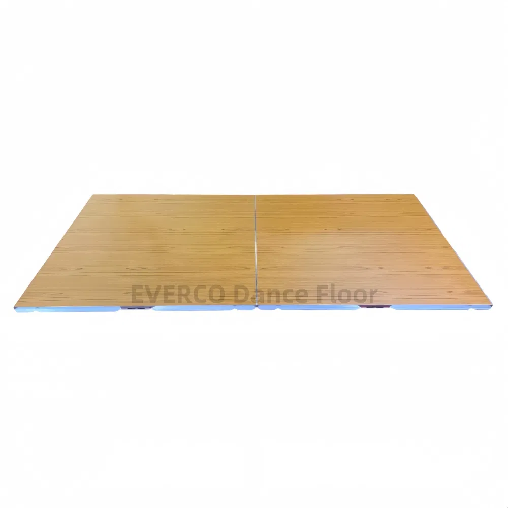 OEM/ODM Service Waterproof Custom Portable Dance Floor with Wood Grain Finish for Wedding Rental Company