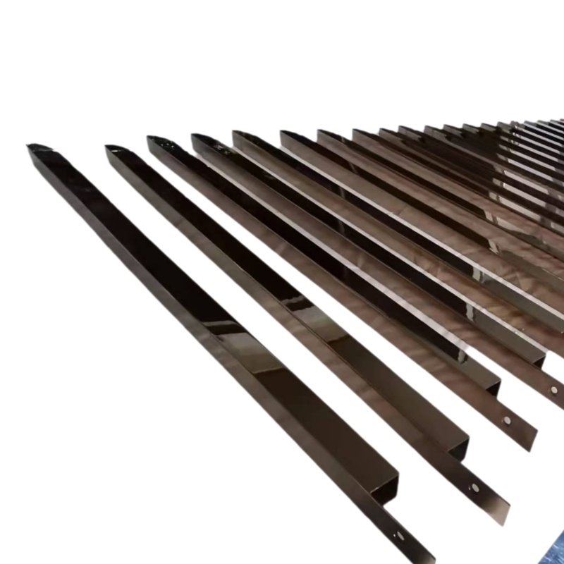 Stainless Steel Decoration Trim Strip in Rose Color