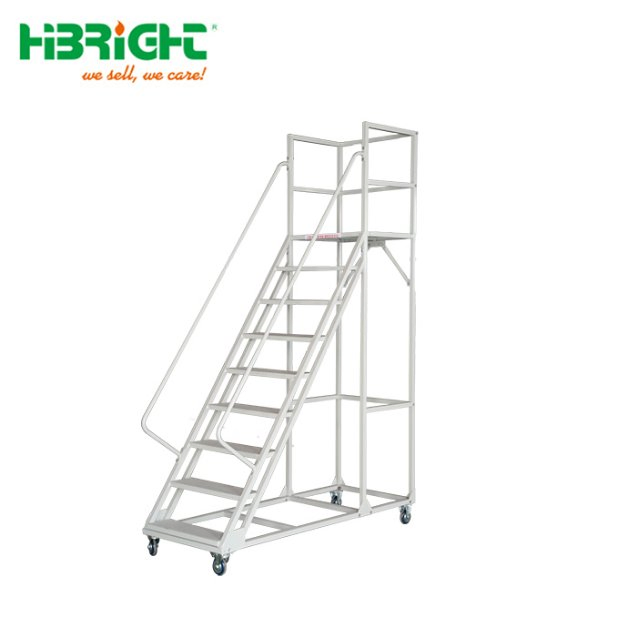 2m Patform Height Household Picking Trolley with Ladder