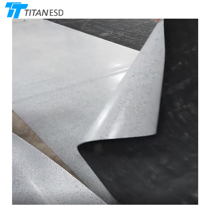 2*20m ESD Vinyl Conductive Roll Homogeneous Sheet Flooring Anti-Static-Flooring