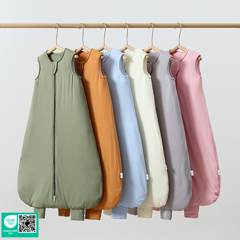 Factory Wholesale Price Children's Bamboo Baby Sleeping Bag Feet Exposed Bunting Bag