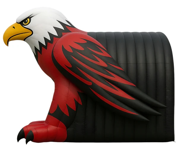 Boyi American Football Games Tent NFL Entrance Inflatable Eagle Helmet Tunnel