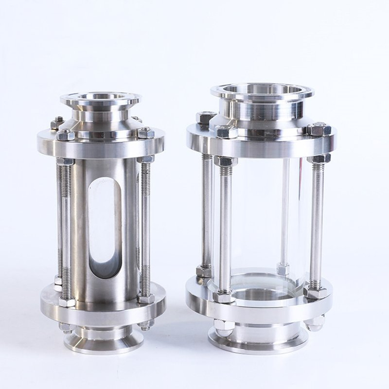 SS304/316 Sanitary Food Grade in Line Clamp Straight Sight Glass