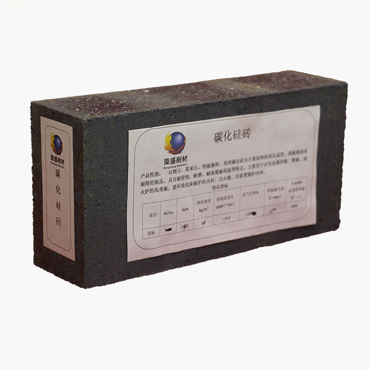 High Purity 99% Sic Wear-Resistant Bricks Erosion Resistance Silicon Carbide Brick Used for Steel Ladle Refractory Lining
