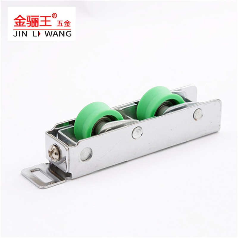 ISO9001 Adjustable V-Groove Sliding Door Roller UPVC Aluminum Window Rollers with Double Wheels