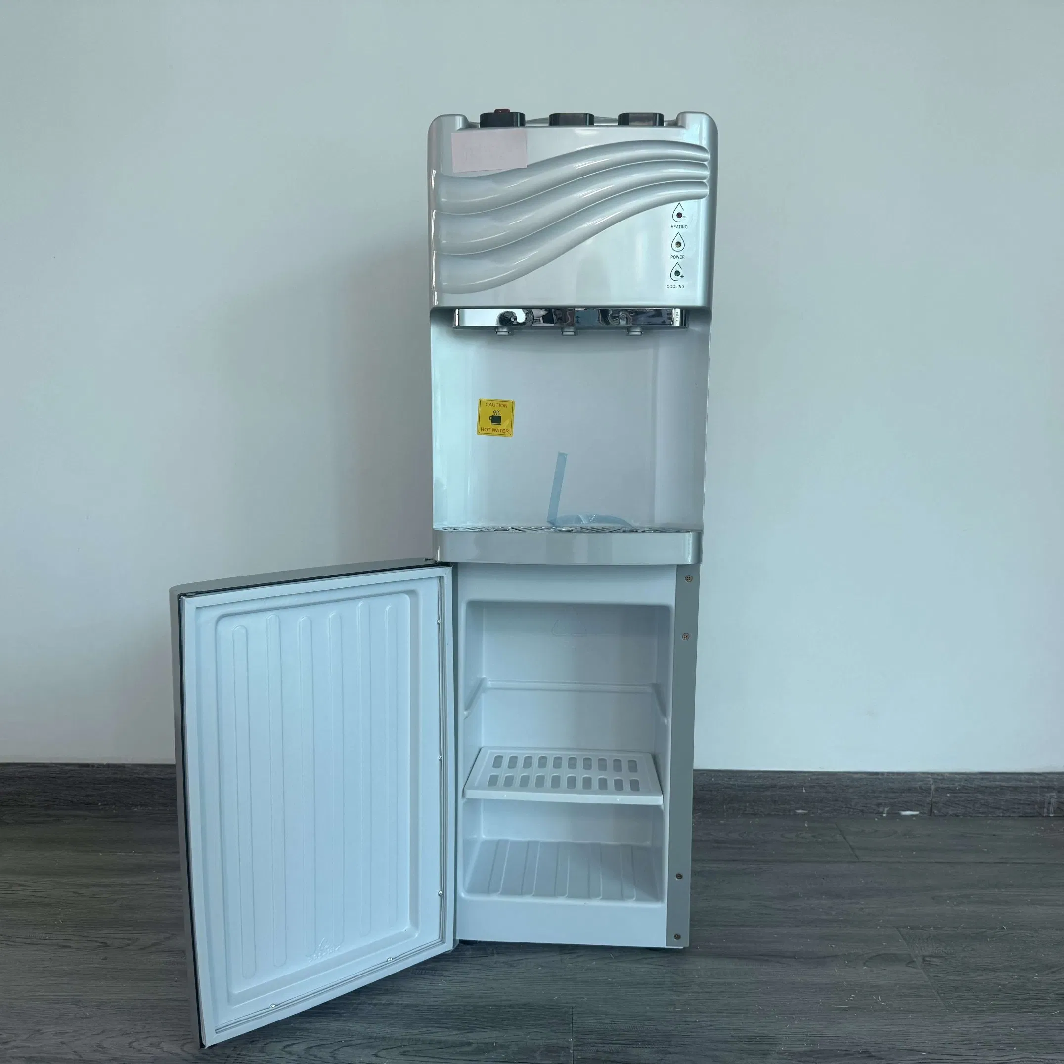 Popular Top Loading Hot Normal and Cold Compressor Water Dispenser Water with Storage Cabinet and Child Safety Lock