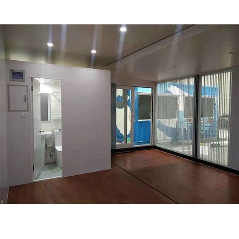 Expandable Prefab Container House Modular Steel Structure Portable Tiny Home Caravan Construction Villa Camp House Prefab Mobile House