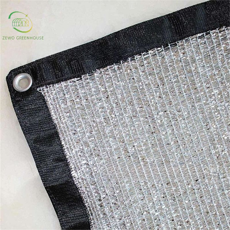 Silver Aluminum Foil Sun Shading Net Screen for Agriculture