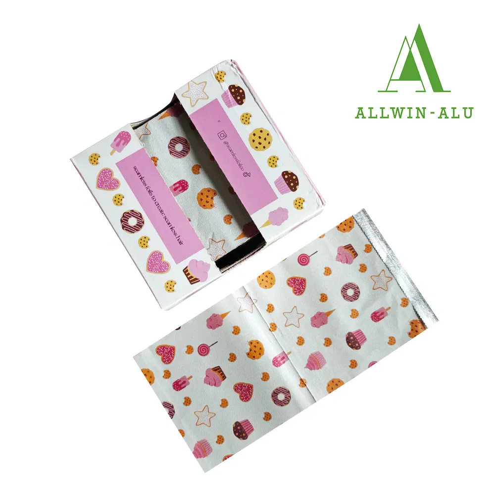 Фольга для волос 5x11 дюймов с кастомным узором