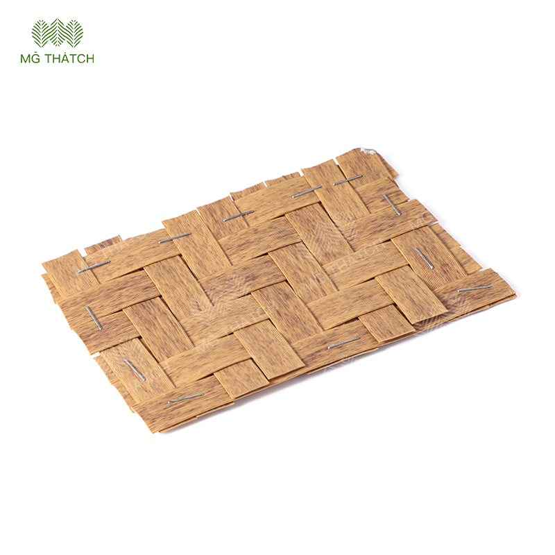 Ceiling Roof Decoration Material Plastic Rattan Straw Weaving Sheet
