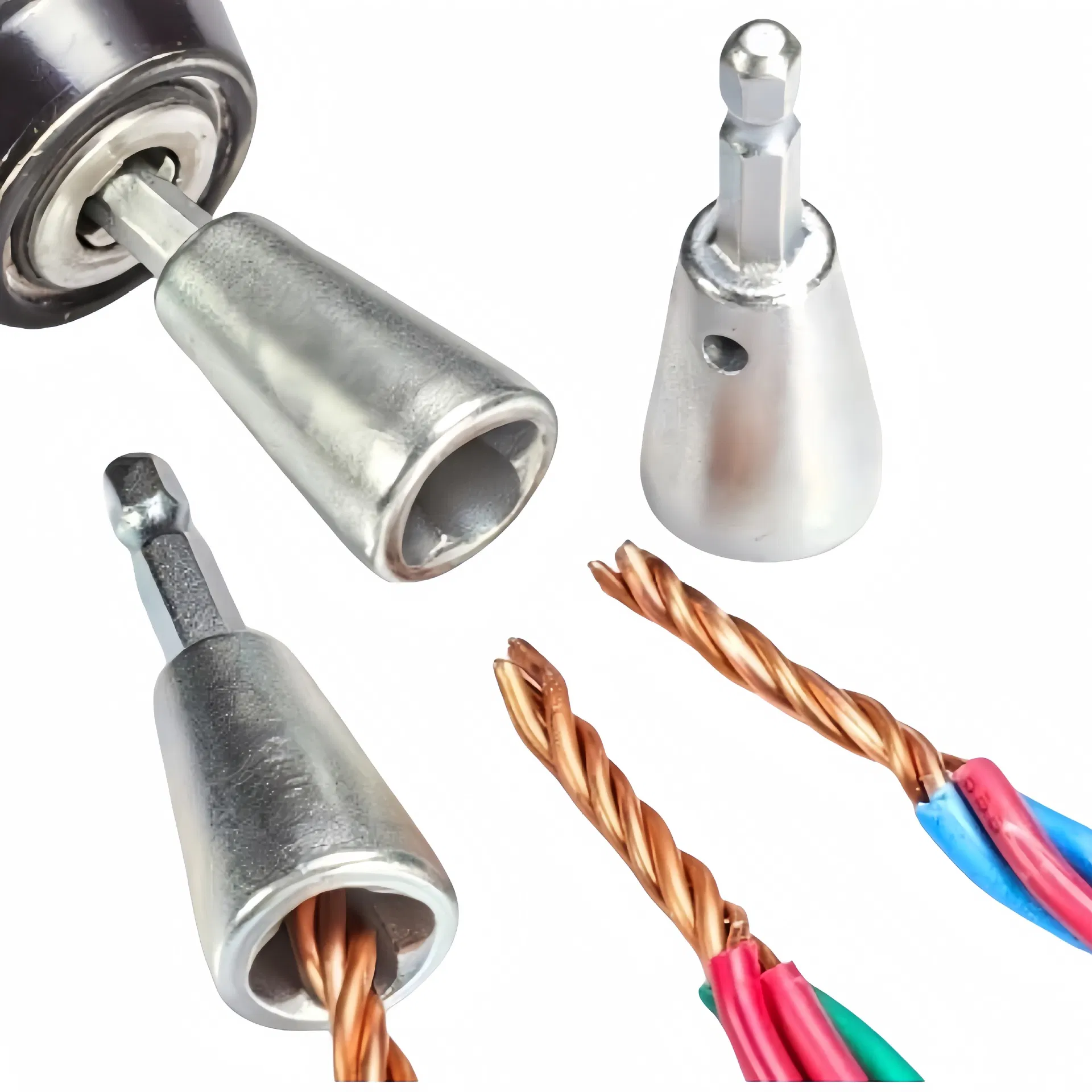 Aluminium Wire Stripping and Twisting Tool for Electric Tools
