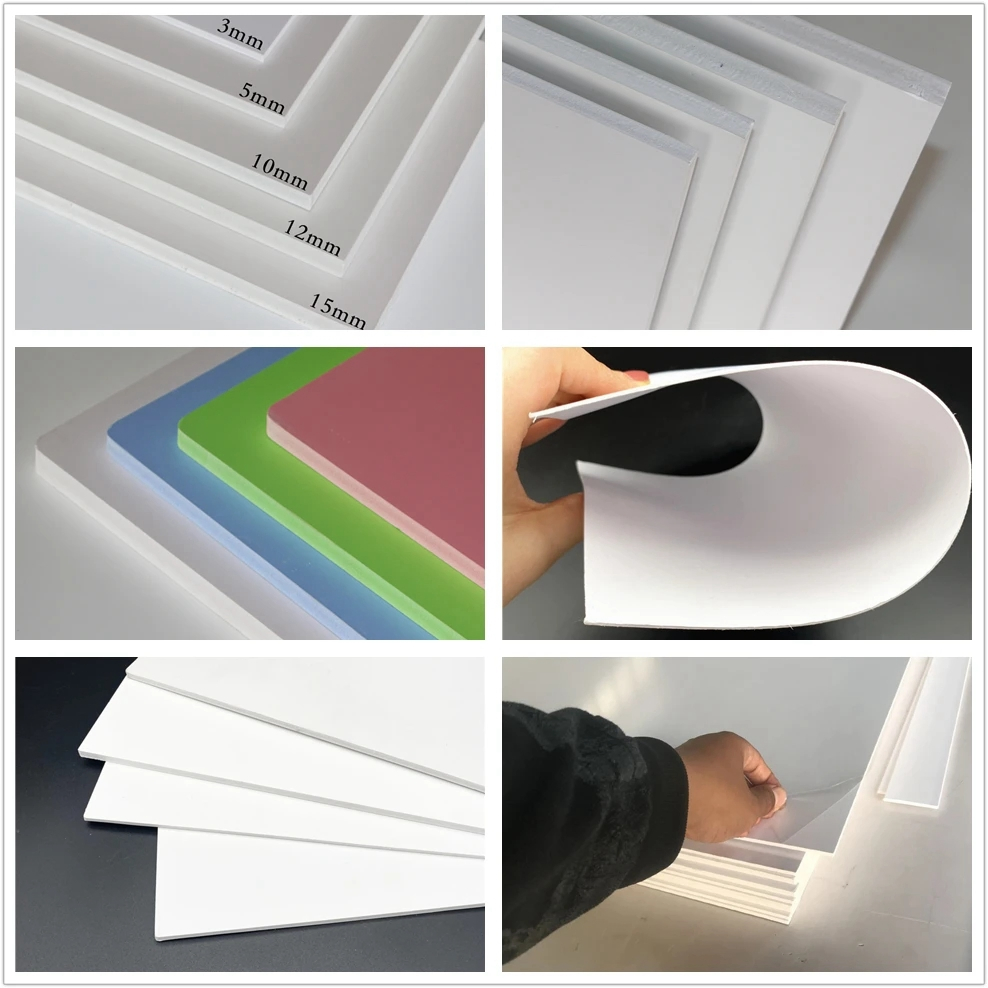 Ugolden White PVC Foam Board Sheets - 8mm, 9mm, 10mm 18mm for Furniture