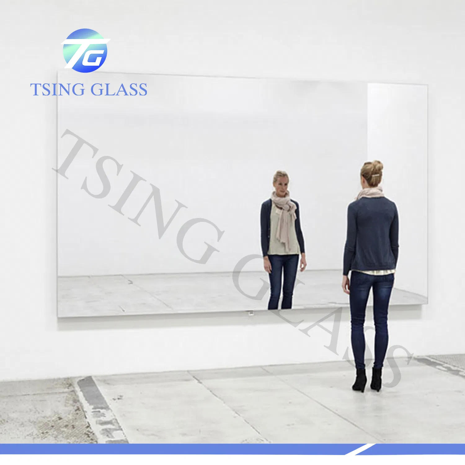 Factory Outlet 3mm/4mm/6mm/8mm/10mm/12mm Tempered Mirror/High Reflectivity Mirror/Anti-Oxidation Mirror/Safety Tempered Mirror for Dance Studio/Hotel & etc