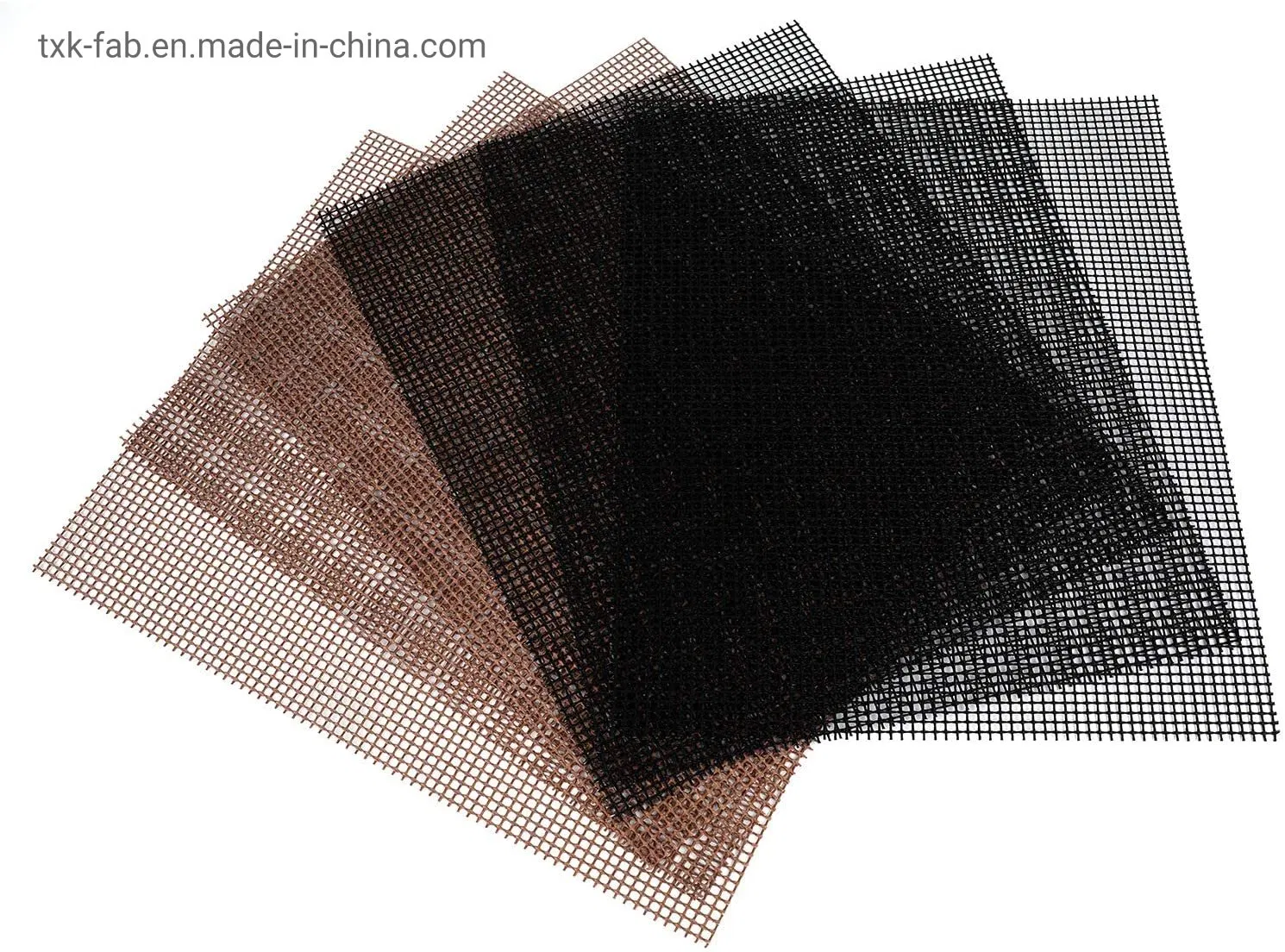 Reusable Non-Stick PTFE Fiberglass Fabric for Barbecue Mesh Grill Mat Sheet Liner
