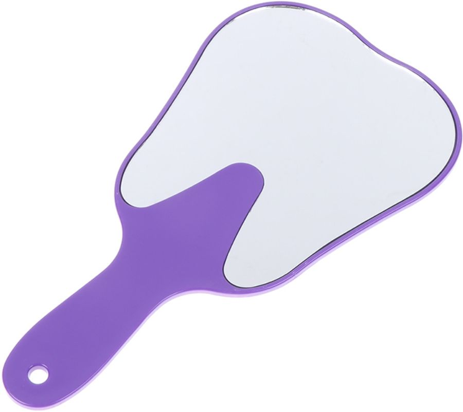 Factory Wholesale Colorful Dental Tooth Shaped Hand Mirror for Dental Clinic