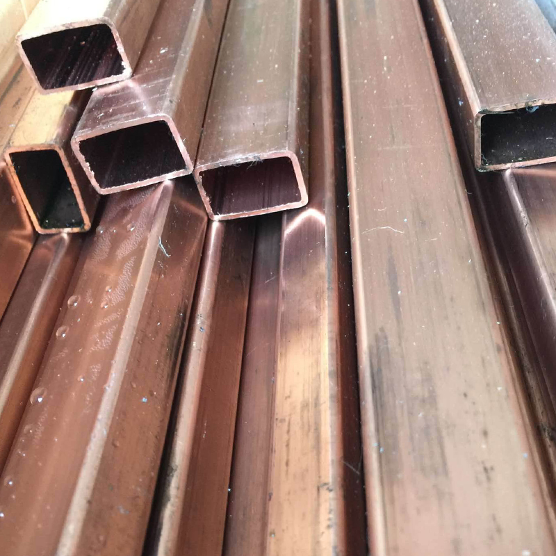 Copper Tube Square Cheap 99% Pure Copper Nickel Pipe 20mm 25mm Copper Tubes 3/8 Straight Water Copper Pipe Branze Brass Tube Pipe