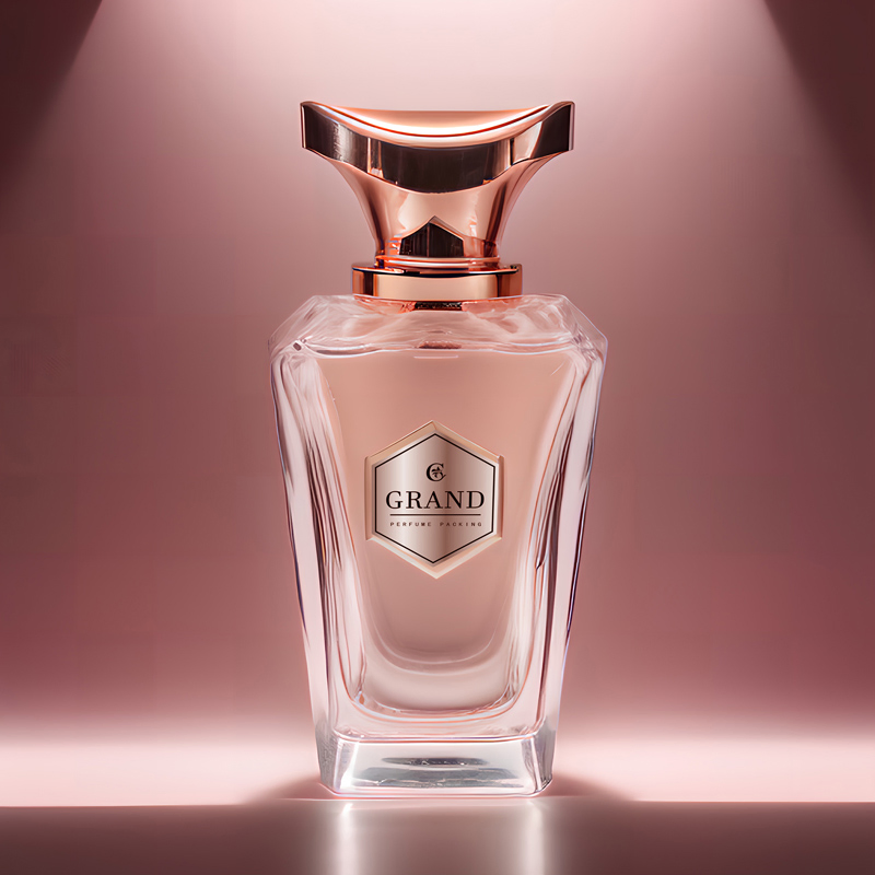 Wholesale Glass Perfume Bottles Blue Custom Empty Perfume Unique Cap