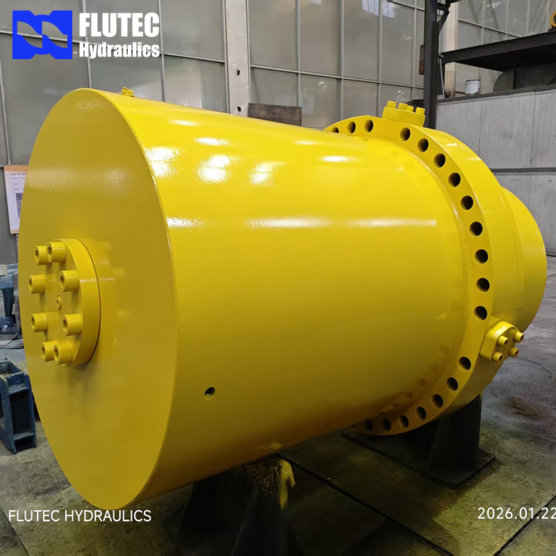 Гидравлический цилиндр одностороннего действия для гильотинных ножниц