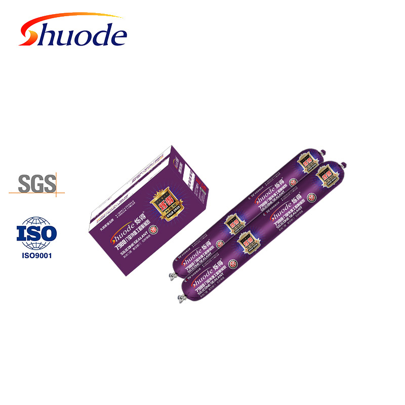 Black Waterproof Silicone Sealant, Ideal for Glass and Wood Projects