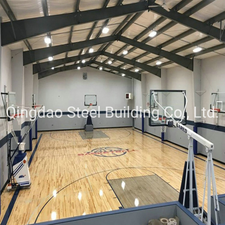 Design Manufacturer Customized Prefabricated Steel Structure Sport Hall Building Prefab House
