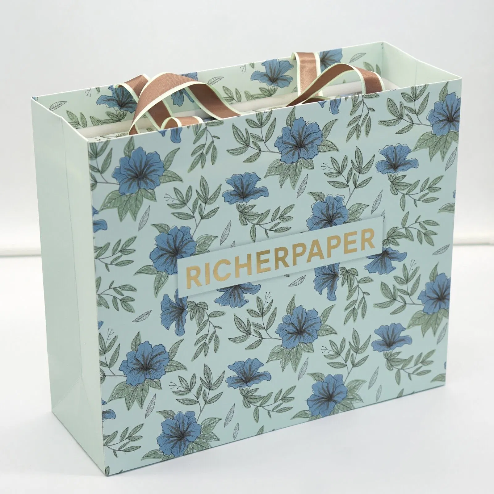 Custom Logo Printed Luxury Paper Bag Shopping Bag Handbag