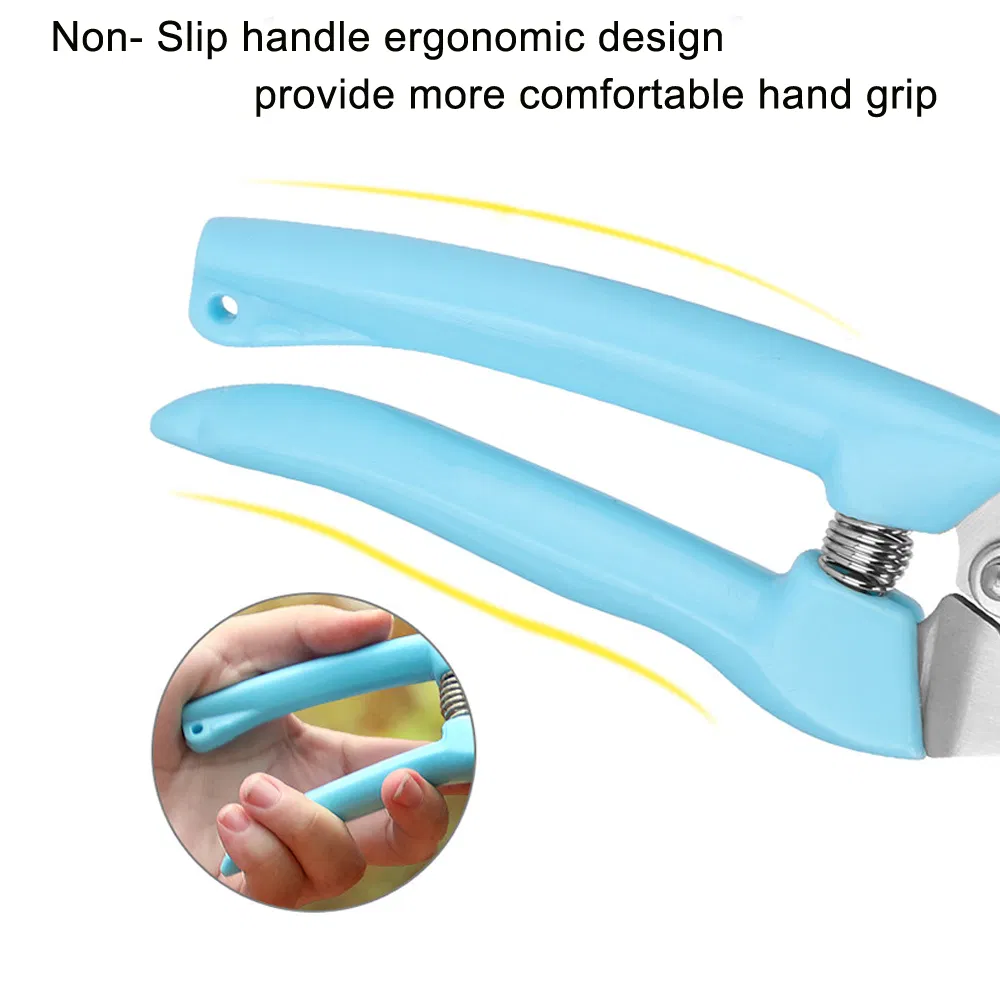 St003 Shaping Jobs Gardening Scissors Hand Branch Pruner with Rubber Grip