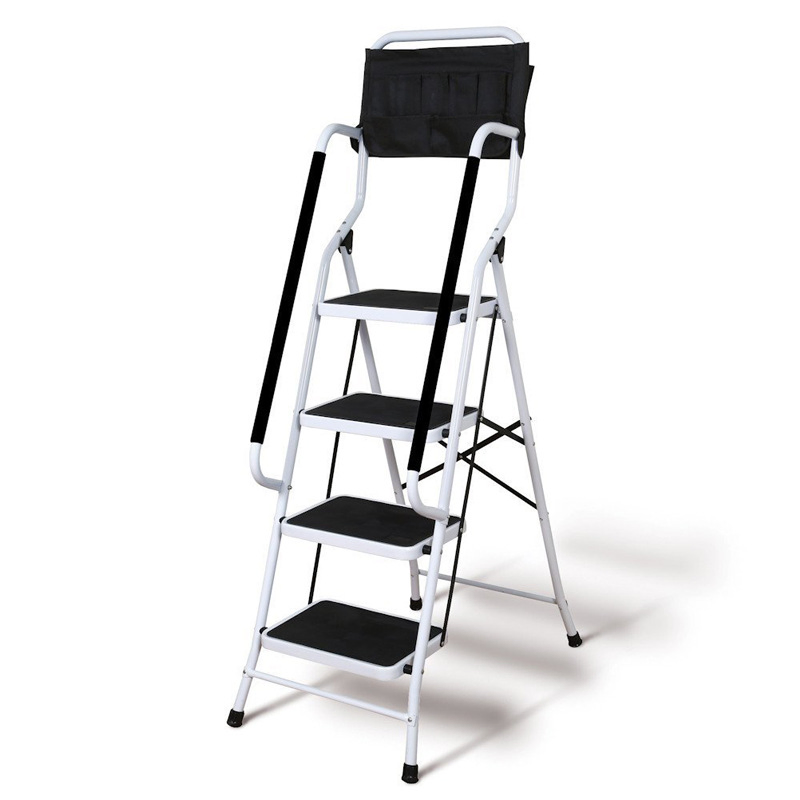 Custom Simple a-Frame Ladder with Handrail Home Use Folding Step Ladder