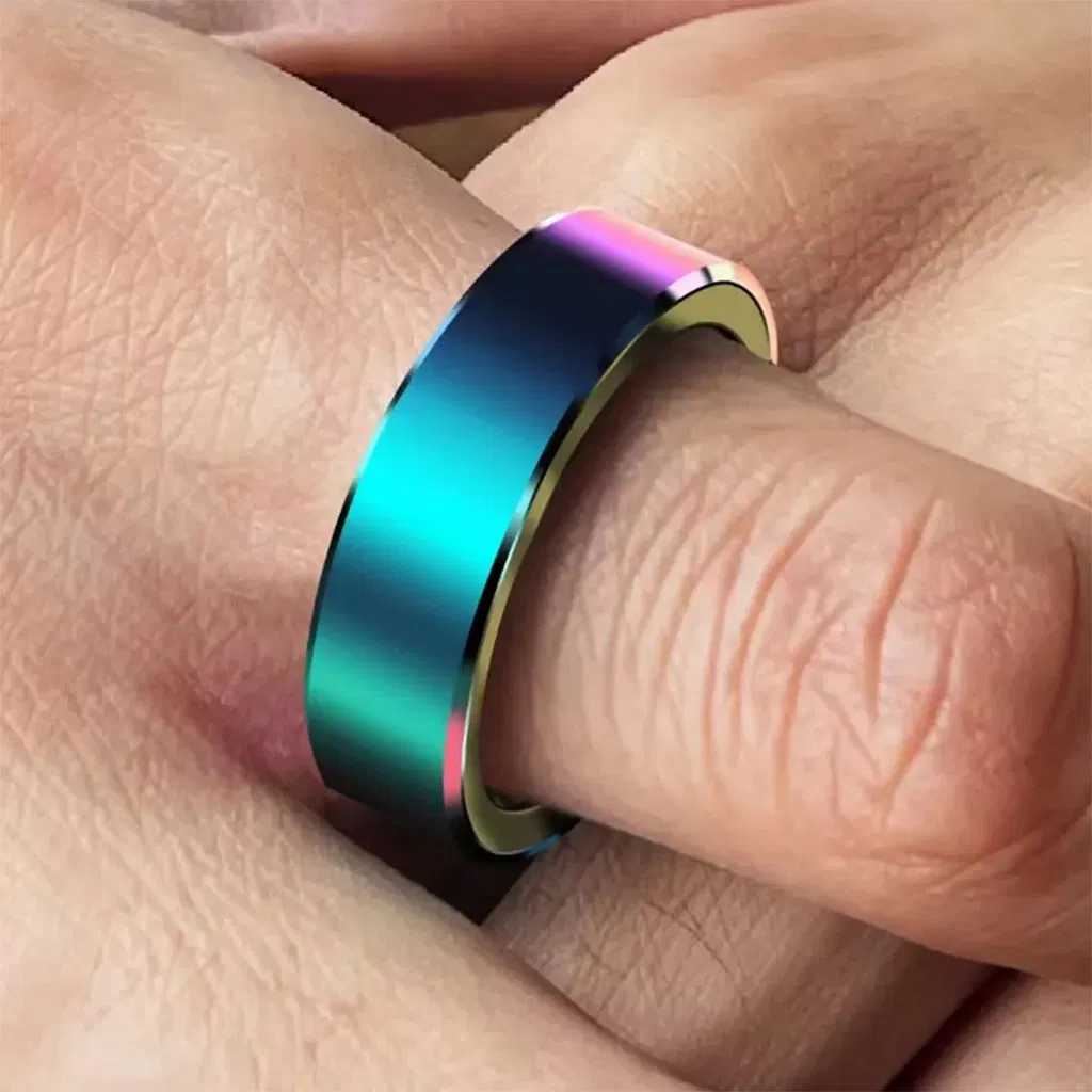 Innovative Health Monitoring Smart Ring with Android Compatibility Android Health Monitoring Smart Ring