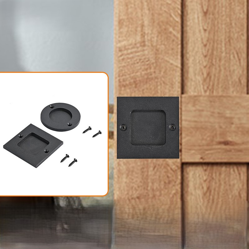 Modern Design Black Sliding Barn Door Handle Hardware Pocket Door Handle