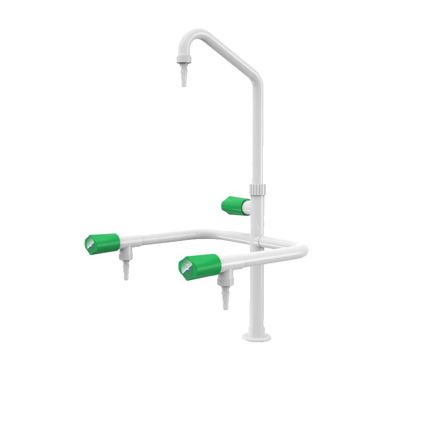 Safe Triple Outlet Faucet for School Laboratories