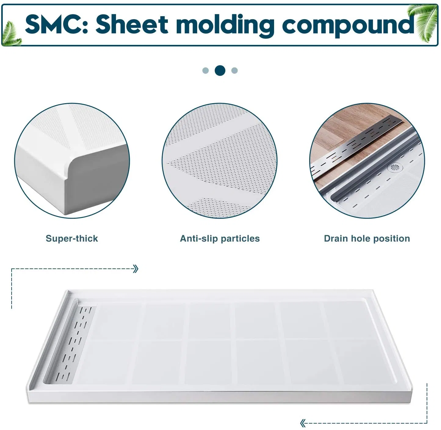 Shower Base Matched with Simple Shower Room (BD-3003)