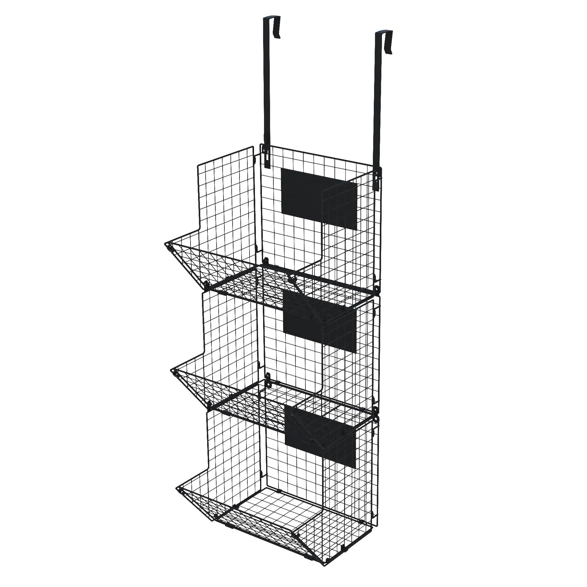 Multifunctional 3-Tier Storage Fruit and Vegetable Metal Basket Rack Storage Shelf