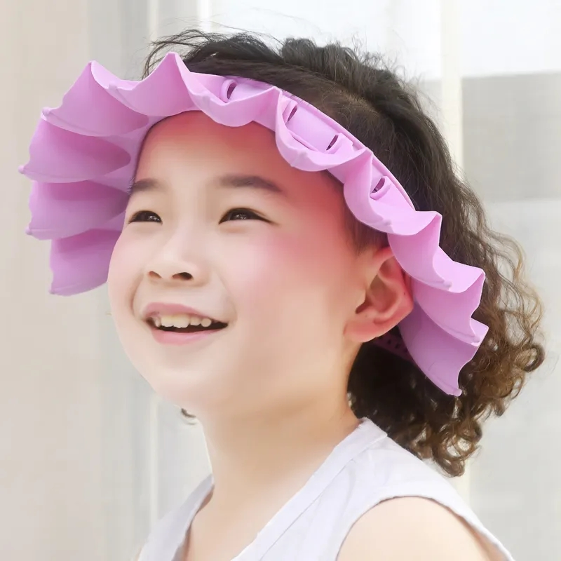 Great Quality EVA Head Protector Bath Hair Caps Bathing Wash Hat