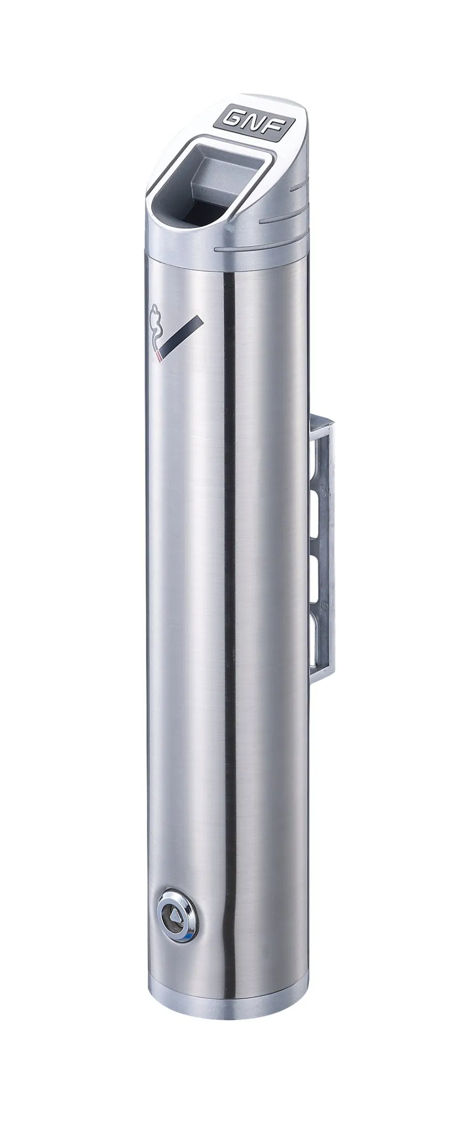 Outdoor Public Metal Smoke Ash Receptacle Stainless Steel Ashtray