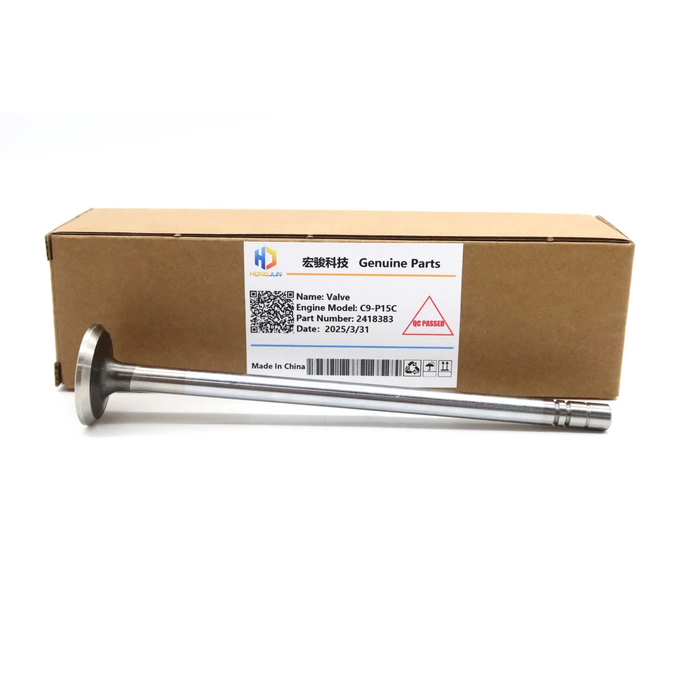 Впускной и выпускной клапан 2418383 для дизельного двигателя Cat C9-P15c