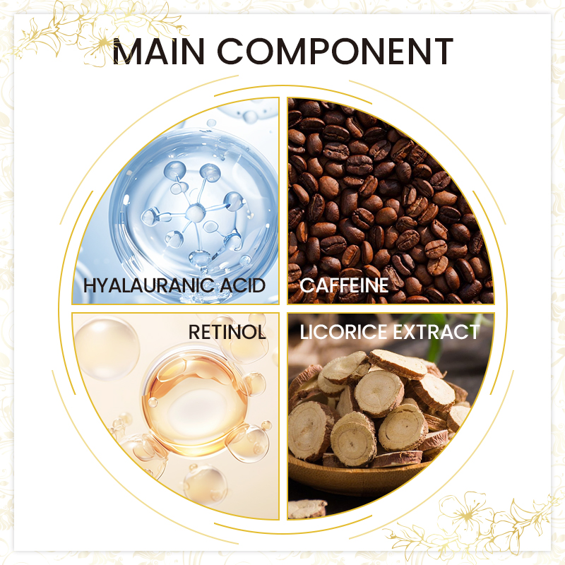 Bags Paraben-Free Anti-Puffiness Anti-Wrinkle and Hyaluronic Acid Retinol Under Moisturizer Eye Cream
