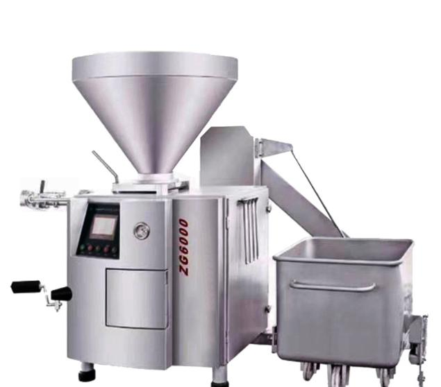 Electric High Capacity Vacuum Sausage Stuffer Linker Sausage Tying Machine Meat Quantitative Filling Machine