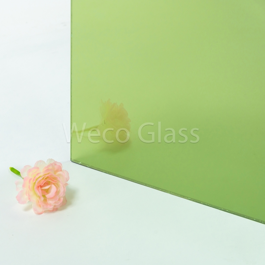 Glare Reduction 6mm 8mm Nominal Thickness Colored Fireproof Tinted Glass