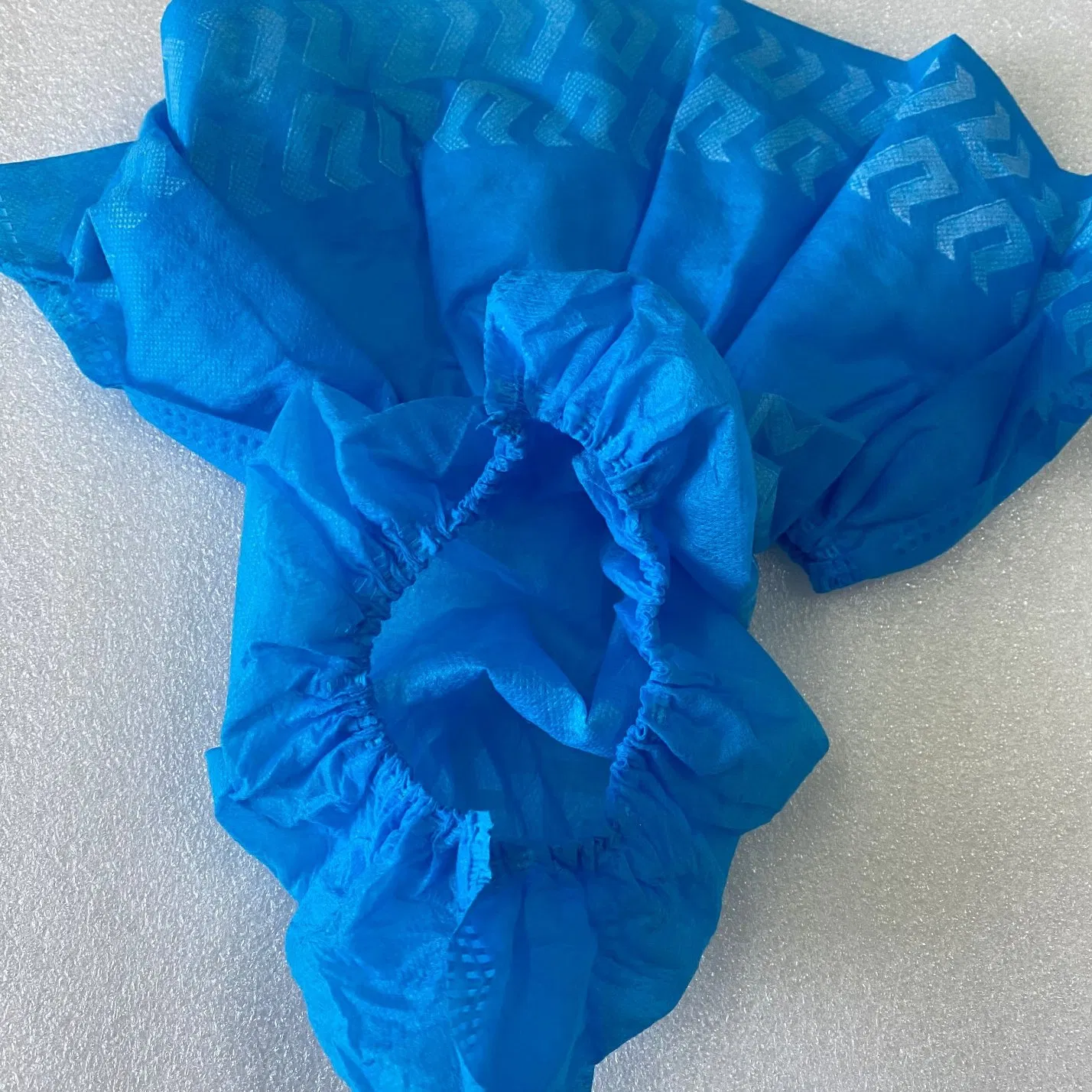 Ln-1608106 Blue Non Woven Cover Non Slip Disposable Shoes Cover