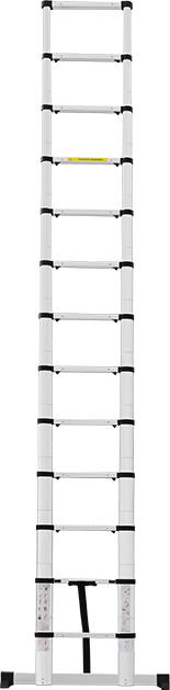 2m Foldable Super Aluminum Telescopic Ladder with 6 Steps