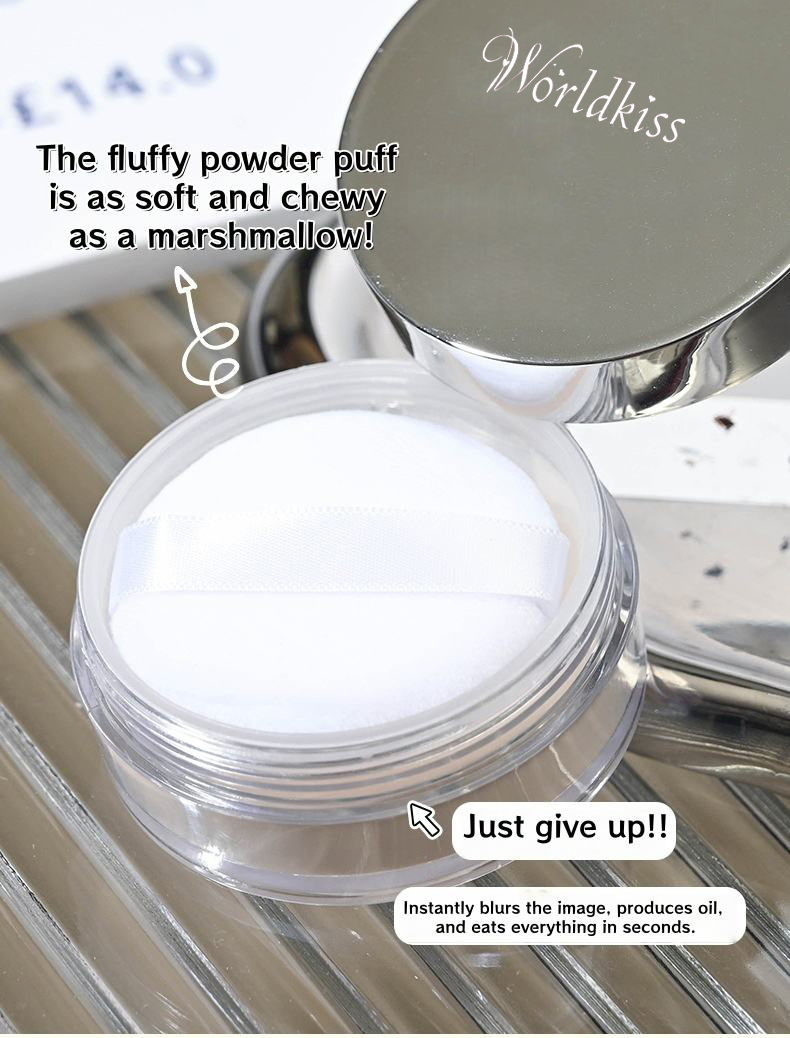 Waterproof Mineral Loose Setting Powder Private Label Oil Control Makeup Powder