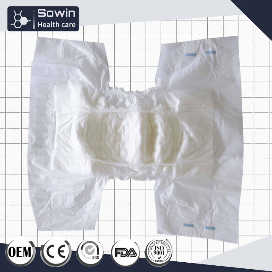 Wholesale Hygiene Products Hot Air Non-Woven Surface Elder Care Adult Brief Diaper