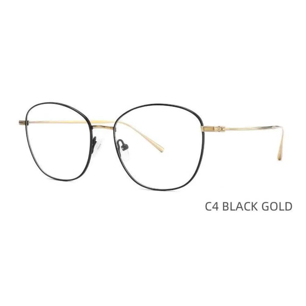 Ta-013 Premium β -Titanium Metal Frame Eyewear Lightweight Titanium Round Glasses