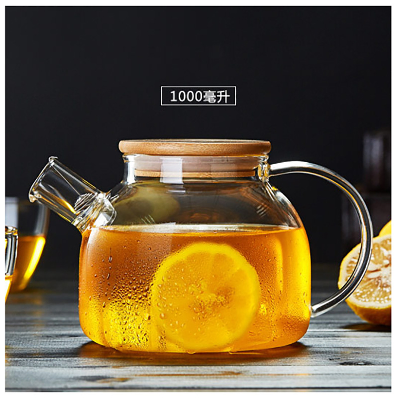 High-Temperature Resistant Thickened Glass Teapot Tea Teapot Kettle