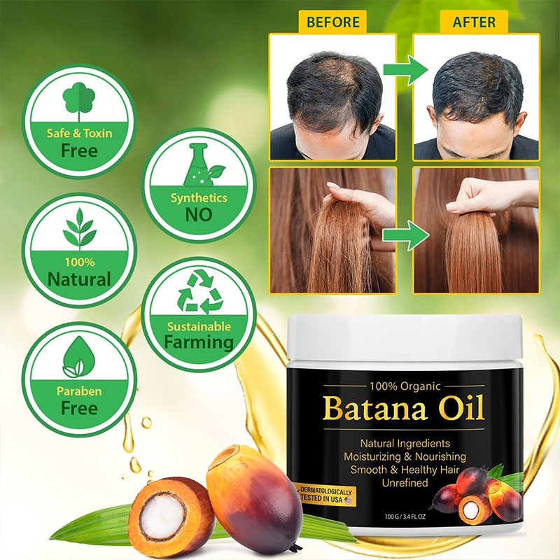 Beauty Cosmetics Skin Care Prevent Hair Loss Eliminates Split Ends Natural Raw Batana Oil for Hair Growth