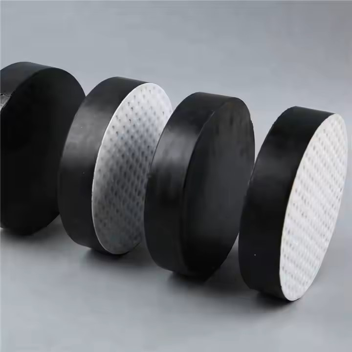 Aohong Natural Rubber Laminated Elastomeric Bearing Pads Bridge Rubber Seismic Isolation Bearings for Bridge and Building Support Road