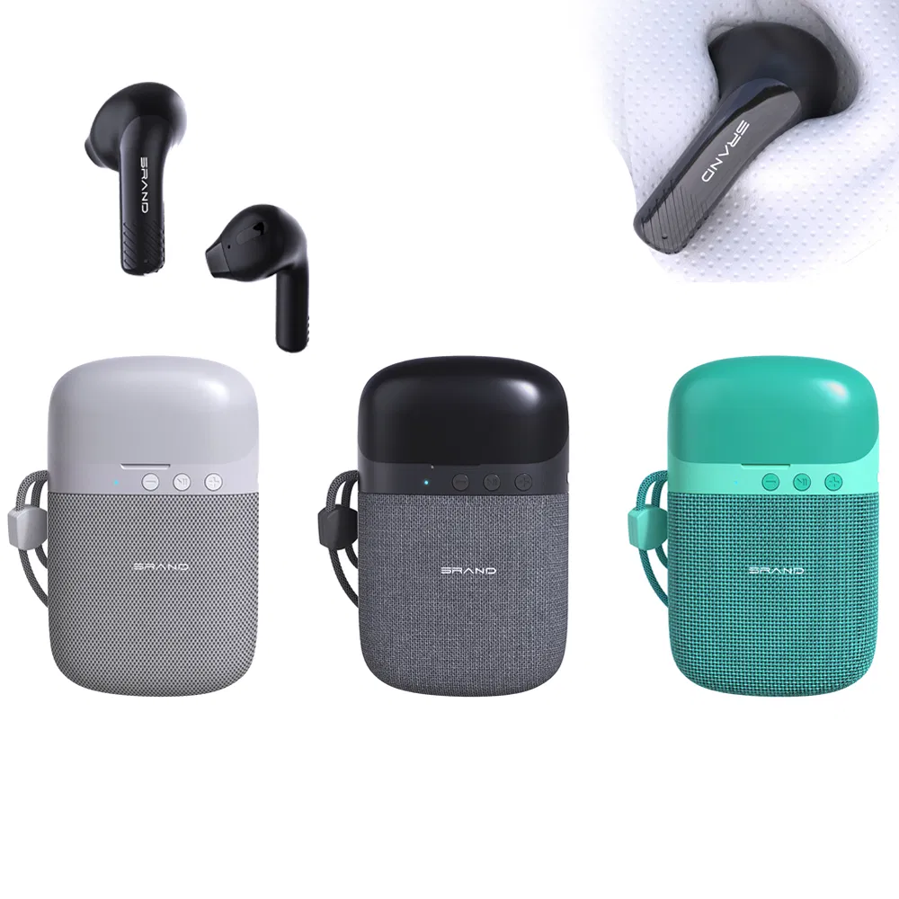 New Trending Factory Direct 2 in 1 Function Earbuds for Phone for Mobile Devices HiFi Stereo Sound Wireless Speaker Combo
